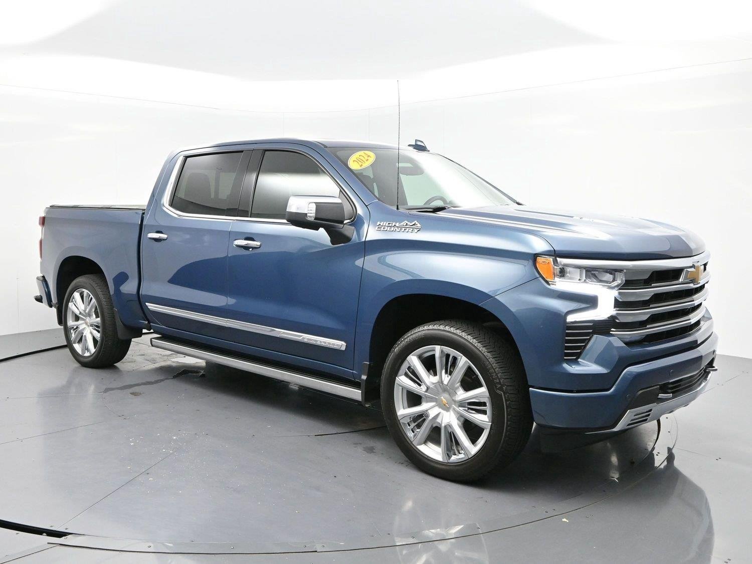 Used 2024 Lakeshore Blue Metallic Chevrolet High Country image 2