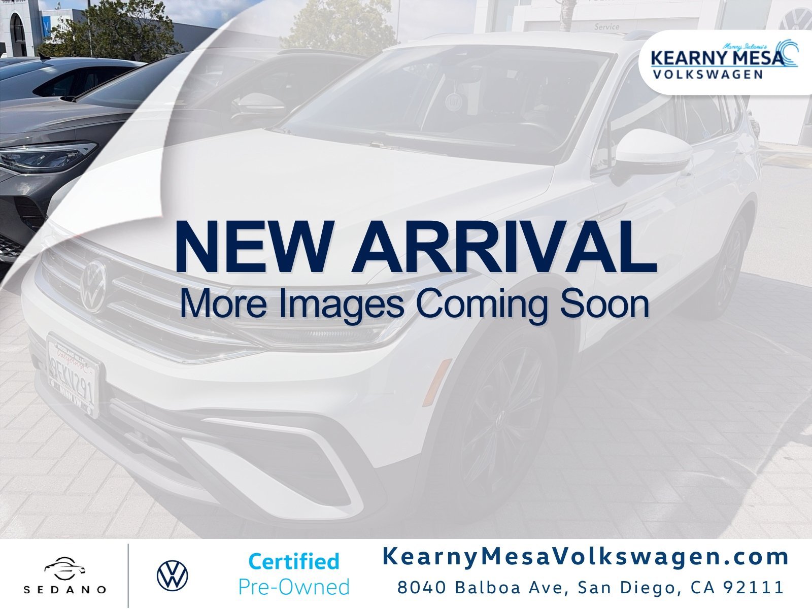 Certified Used 2023 Opal White Volkswagen 2.0T SE image 1