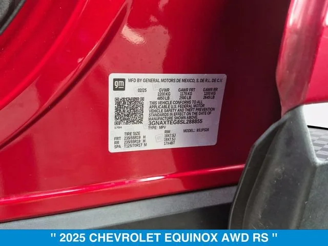 2025 Chevrolet Equinox RS - Photo 36