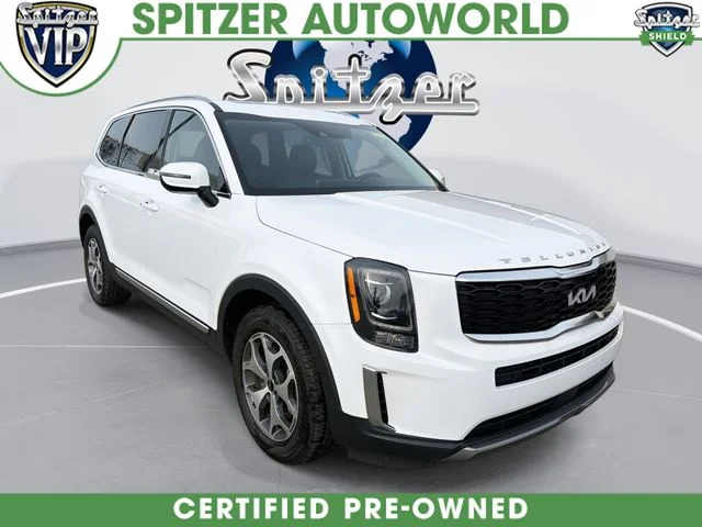Used 2022 White Kia EX image 1