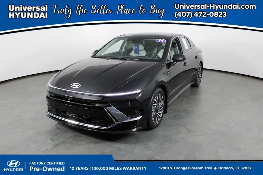 Certified Used 2024 Black Hyundai Limited image 1