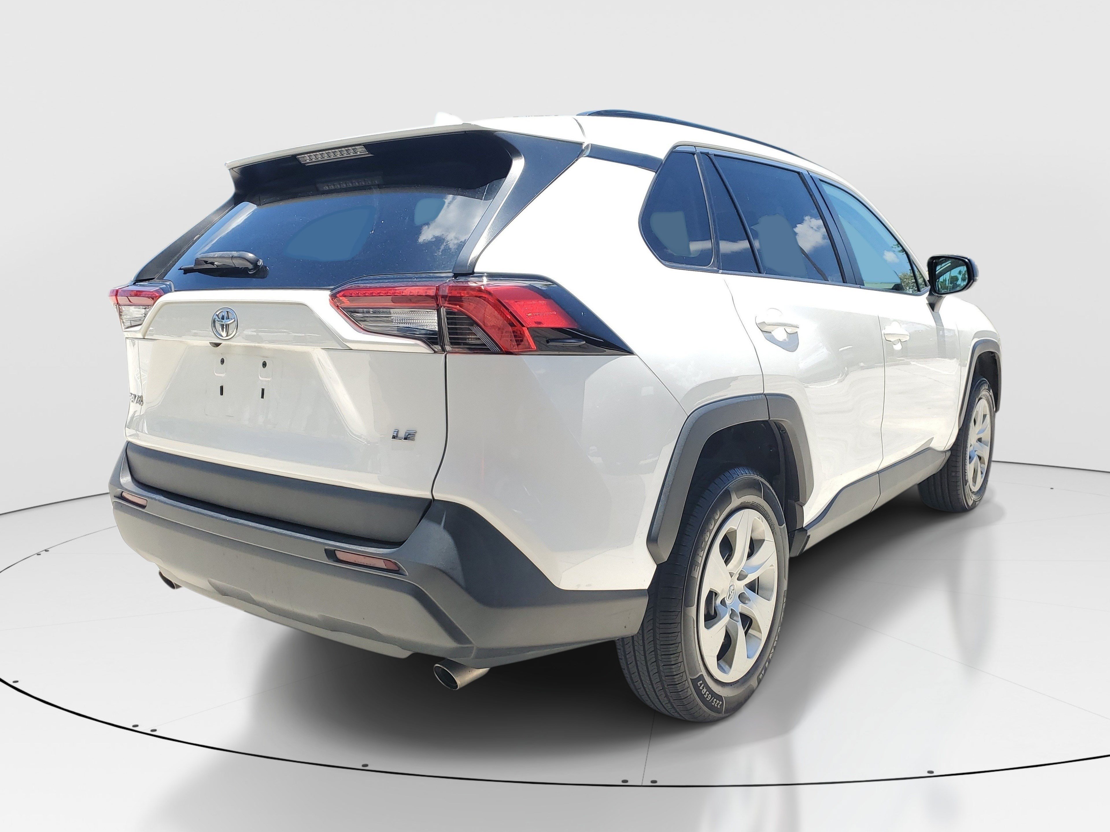 Used 2021 Super White Toyota LE image 6