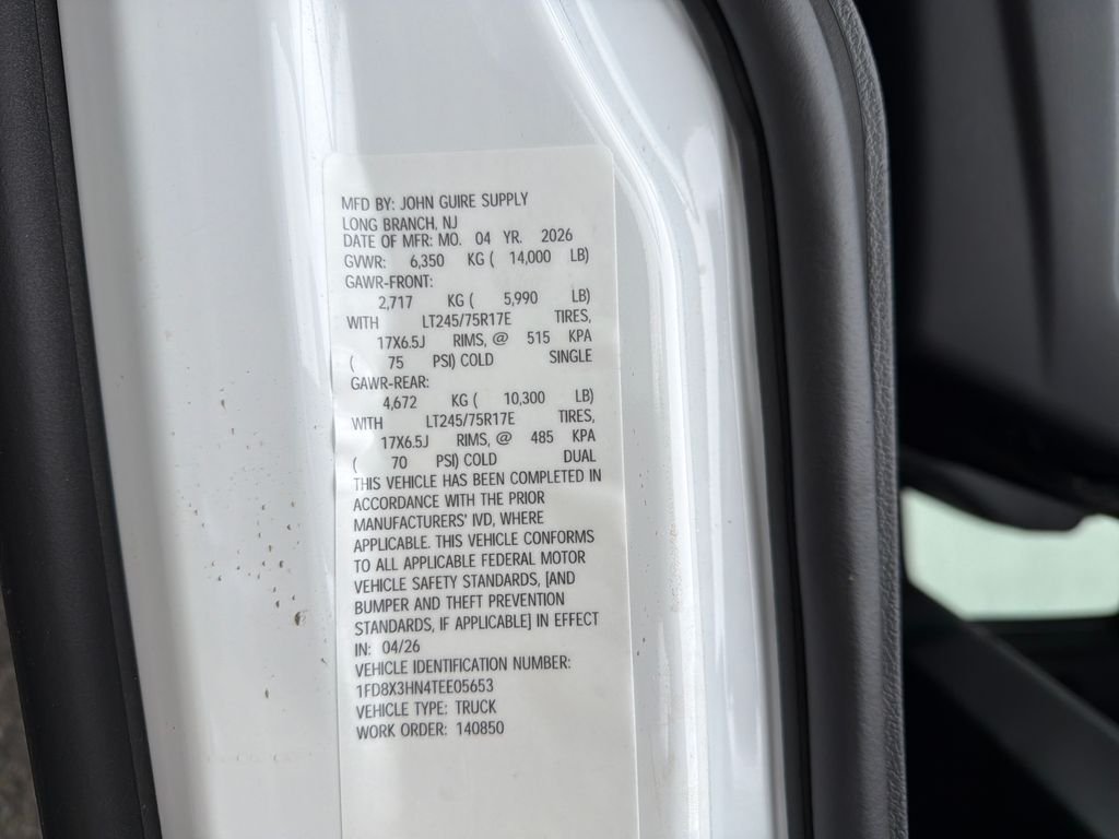 New 2026 Oxford White Ford F-350® XL image 23