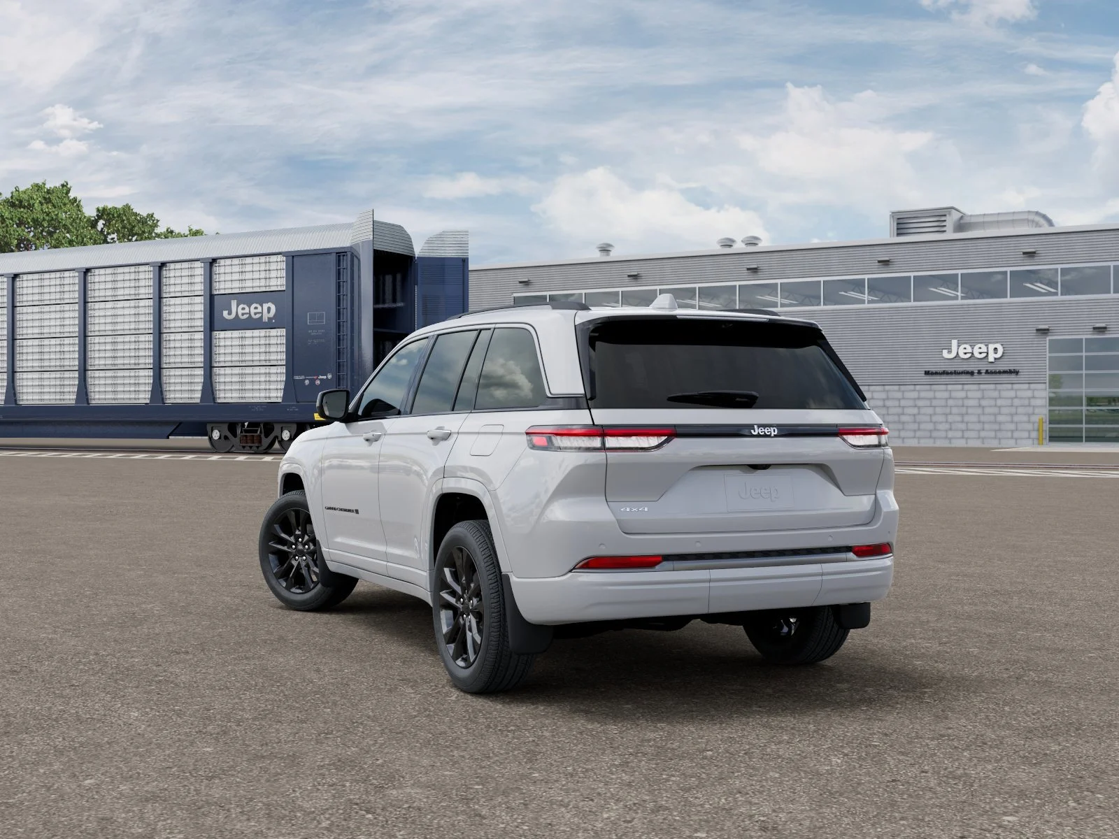 New 2026 Bright White Clear-Coat Exterior Paint Jeep Limited Reserve image 3