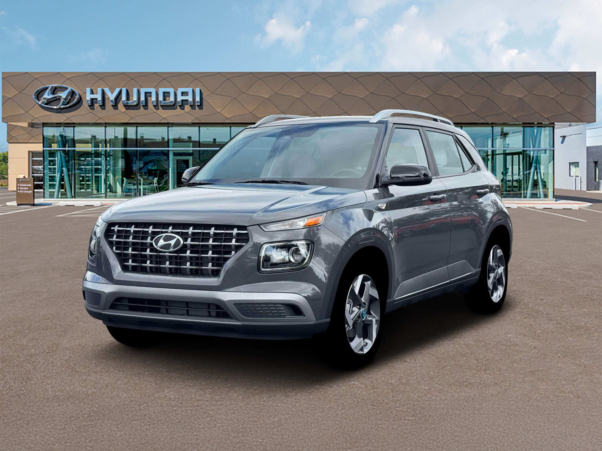 New 2026 Gray Hyundai SEL w/Two-Tone Roof image 1