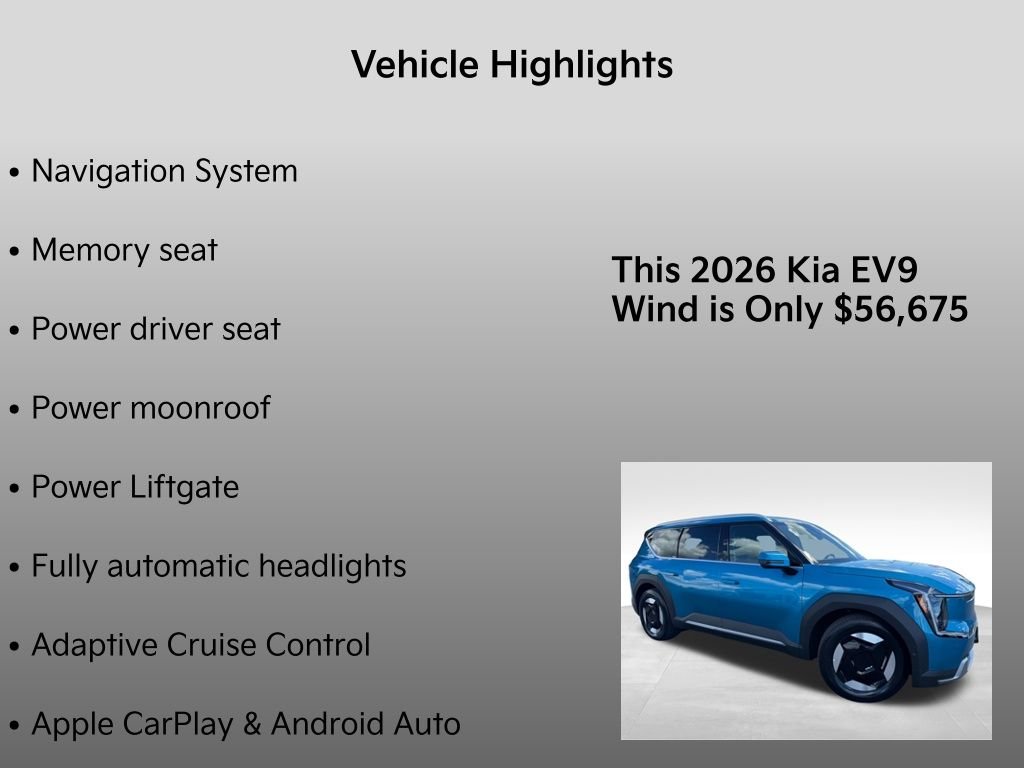 New 2026 Ocean Blue Kia Wind AWD image 35