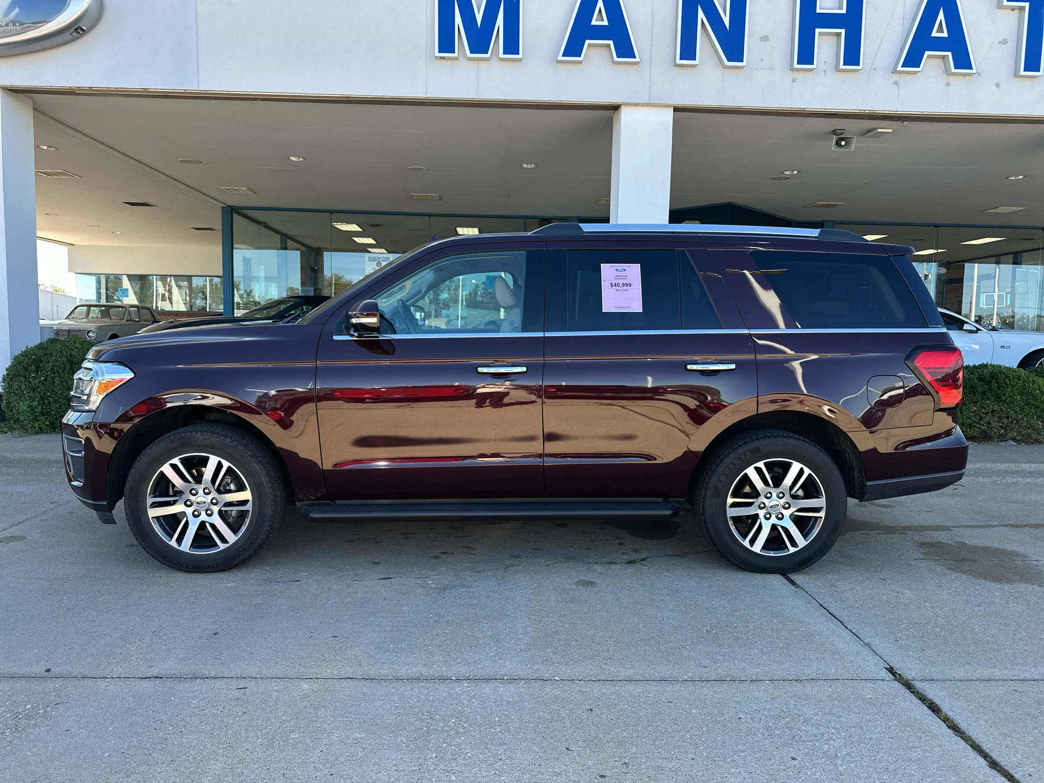 Used 2024 Jewel Red Metallic Tinted Clearcoat Ford Limited image 12