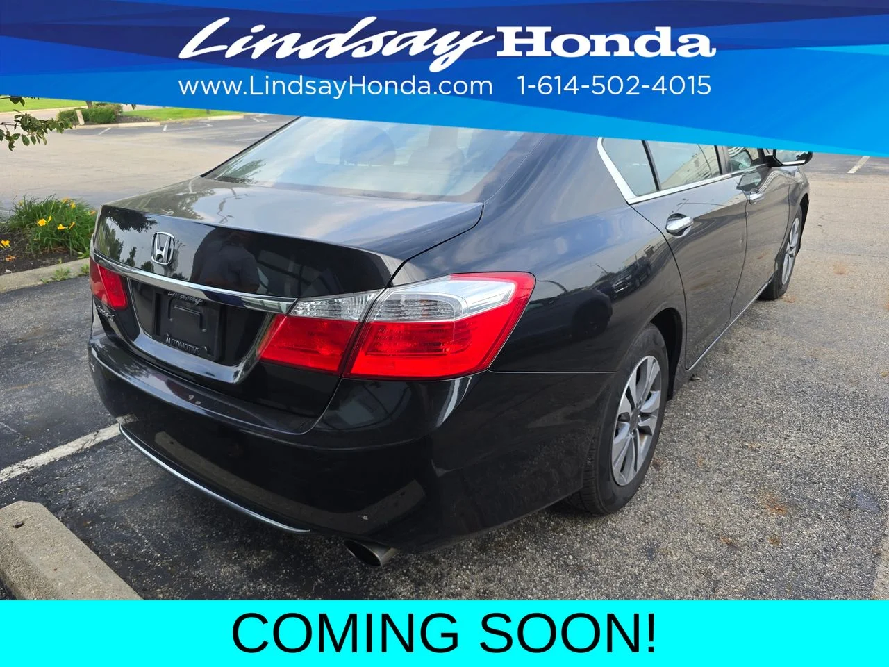 Used 2015 Crystal Black Pearl Honda LX image 3