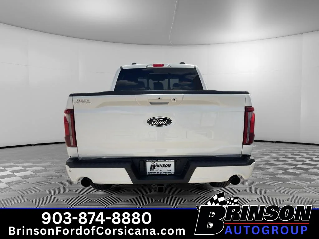 New 2026 Star White Metallic Tri-Coat Ford LARIAT image 4