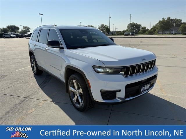 Used 2021 Bright White Clearcoat Jeep Limited image 6
