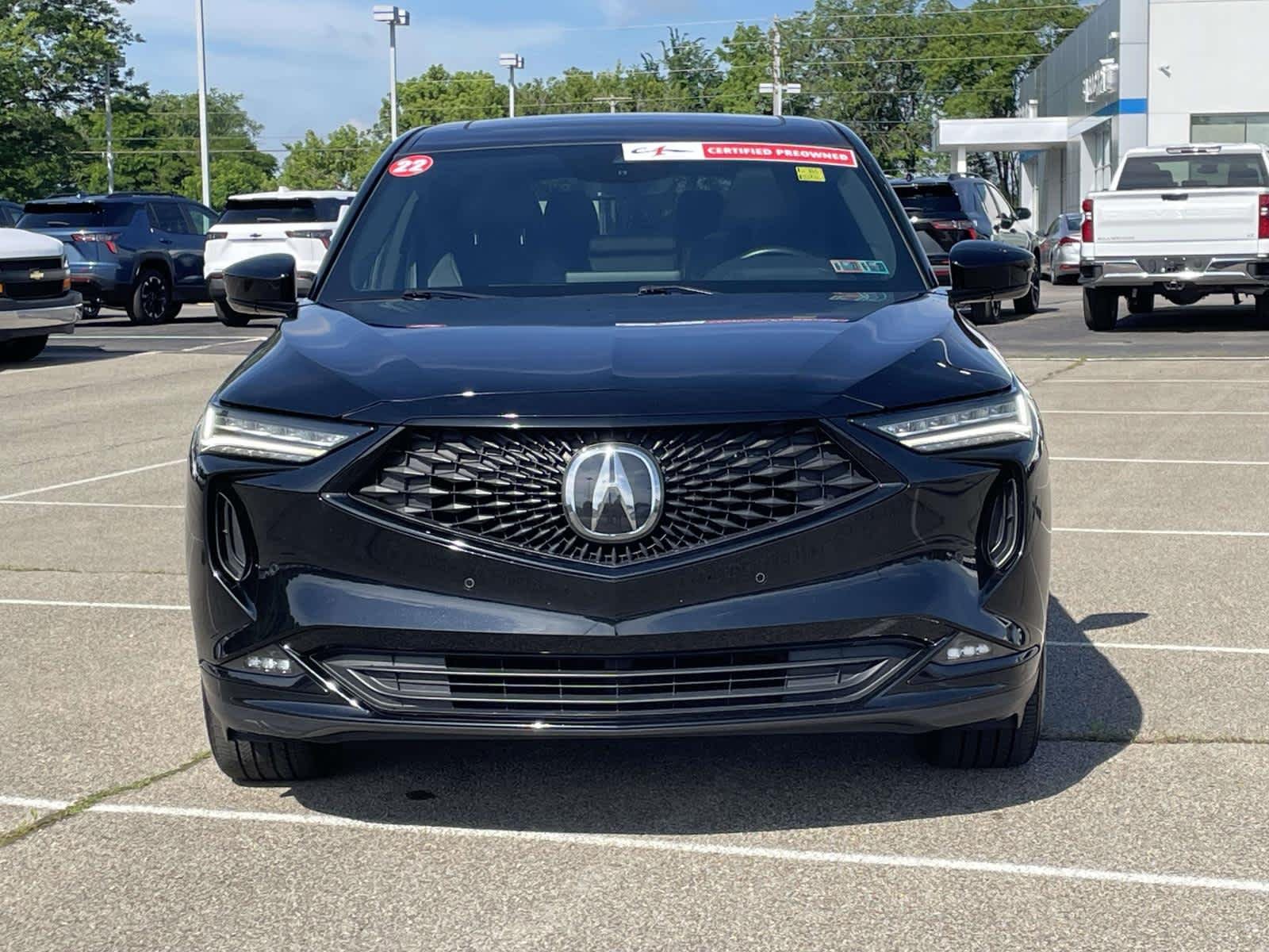 Used 2022 Majestic Black Pearl Acura w/A-Spec Package image 8