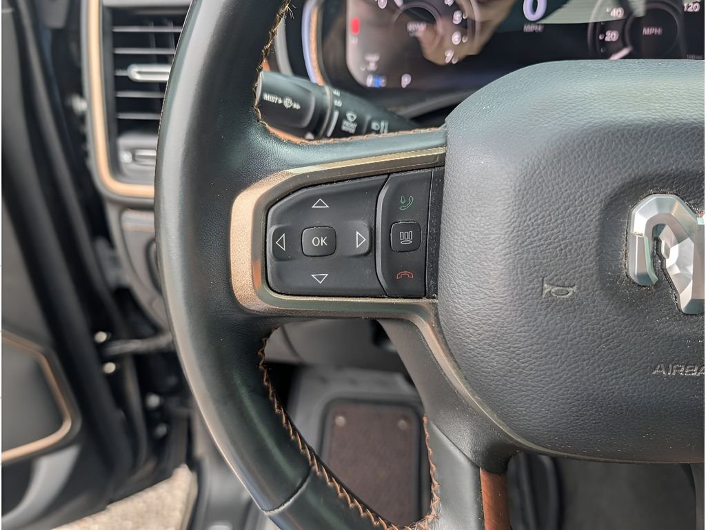 Used 2023 Diamond Black Crystal Pearlcoat Ram Longhorn image 19