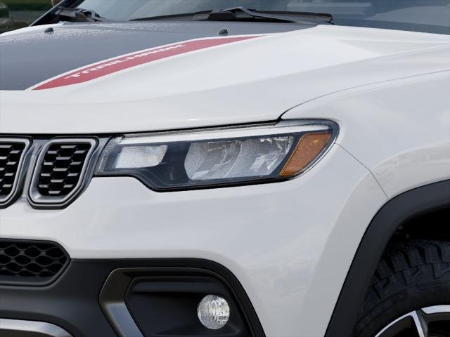 New 2026 Bright White Clear-Coat Exterior Paint Jeep Trailhawk image 36