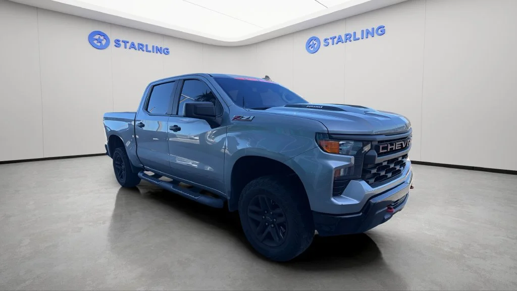 Used 2024 Sterling Gray Metallic Chevrolet Custom Trail Boss image 3