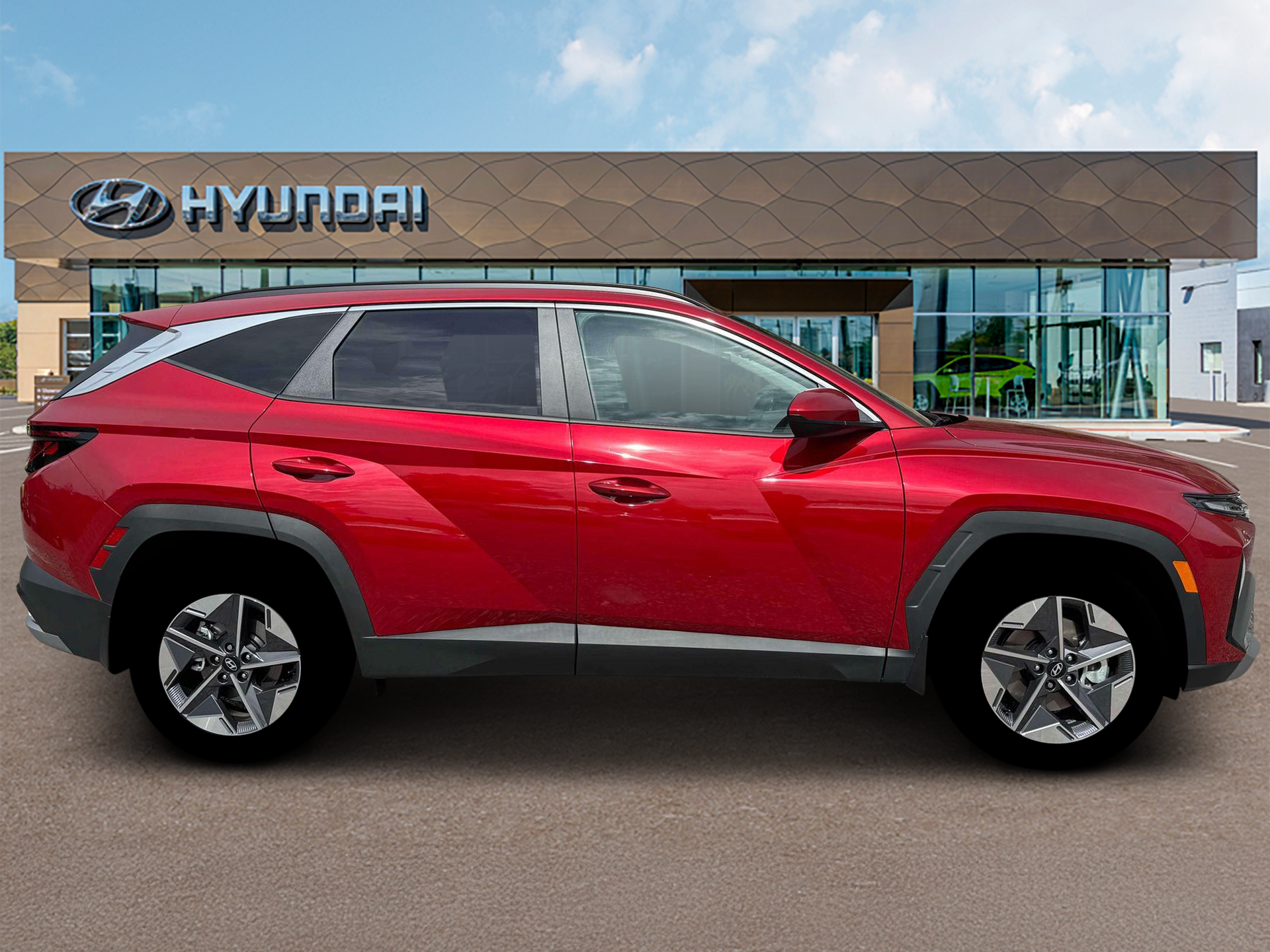 New 2026 Red Hyundai SEL AWD image 9