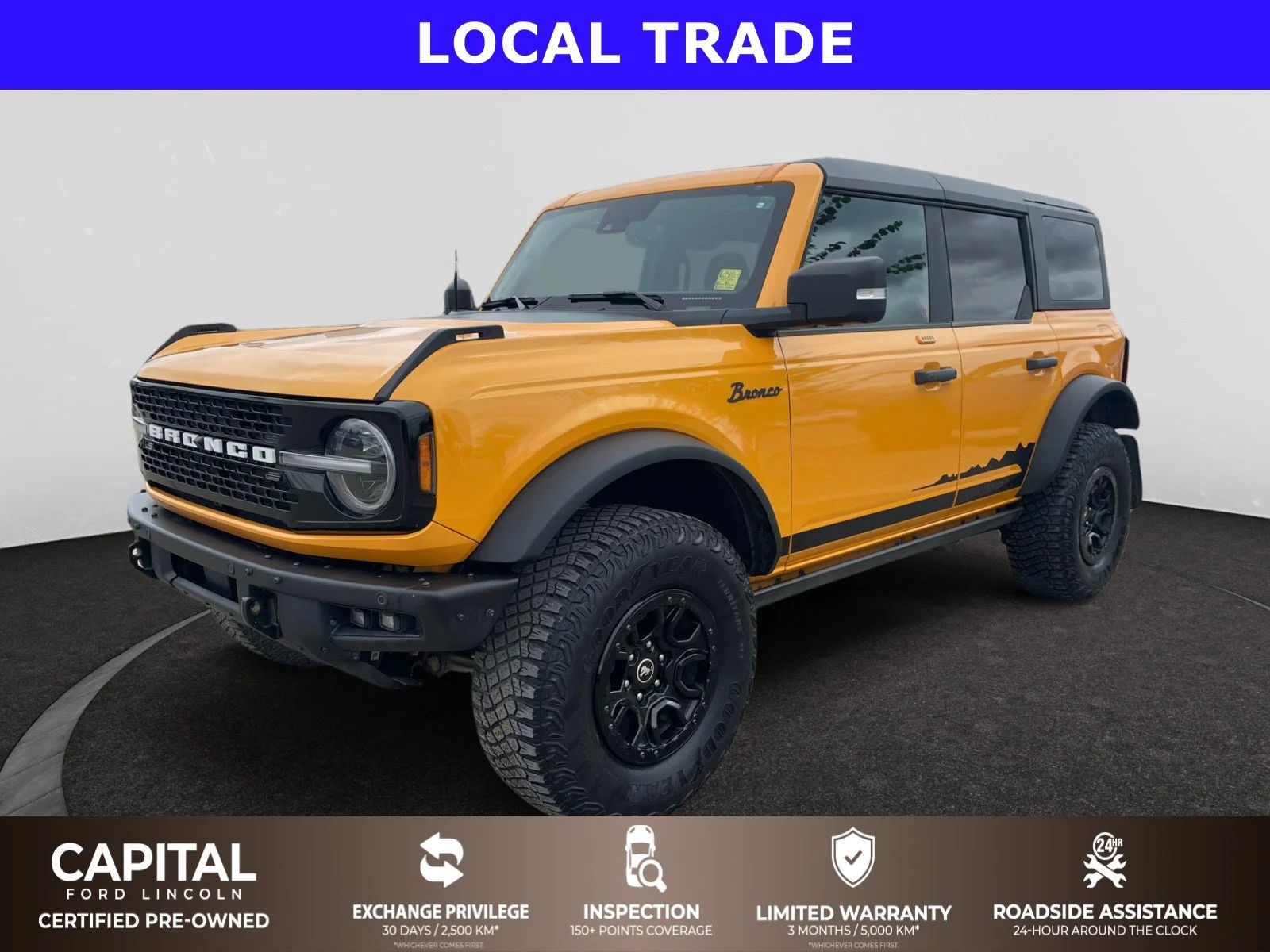 Used 2022 ORANGE Ford WILDTRAK image 1