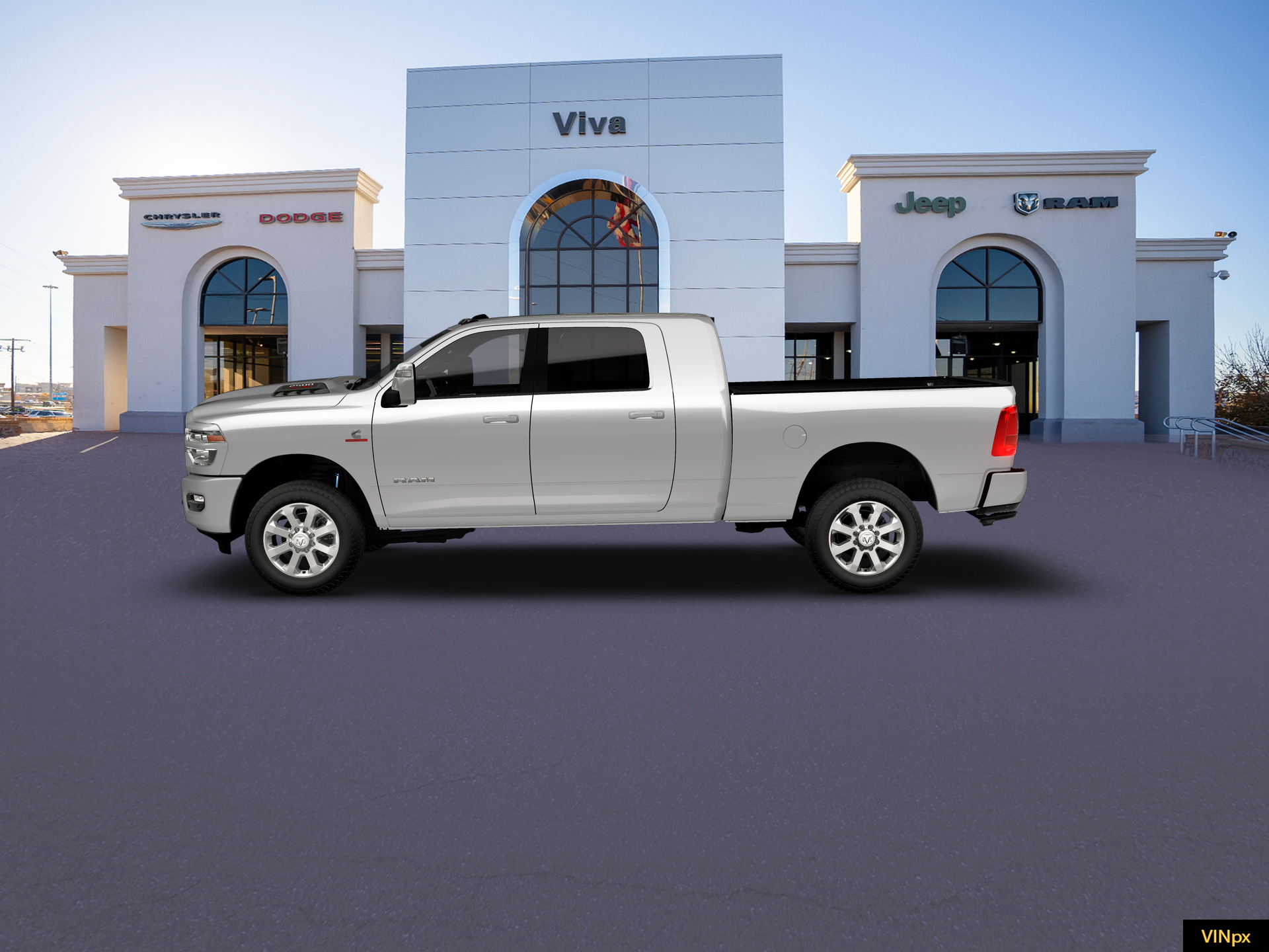 New 2026 Silver-Zynith Exterior Paint RAM LARAMIE image 14
