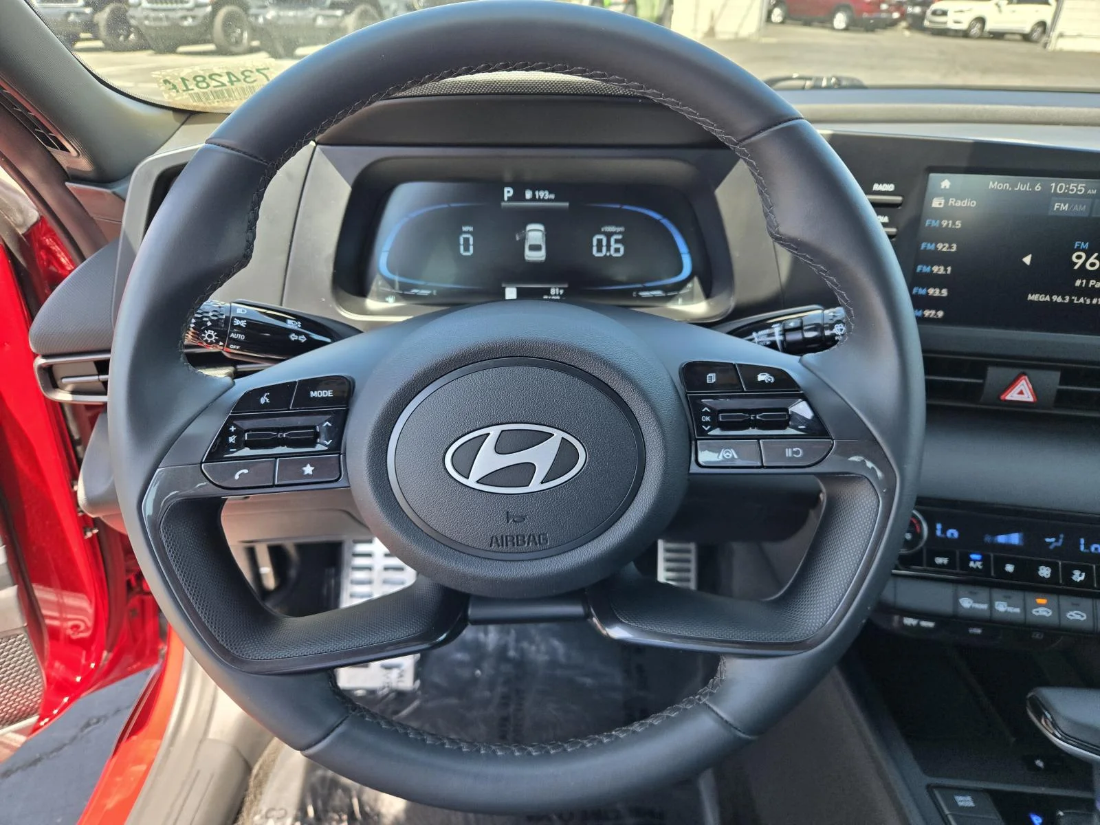Used 2025 Ultimate Red Hyundai SEL Sport IVT image 16