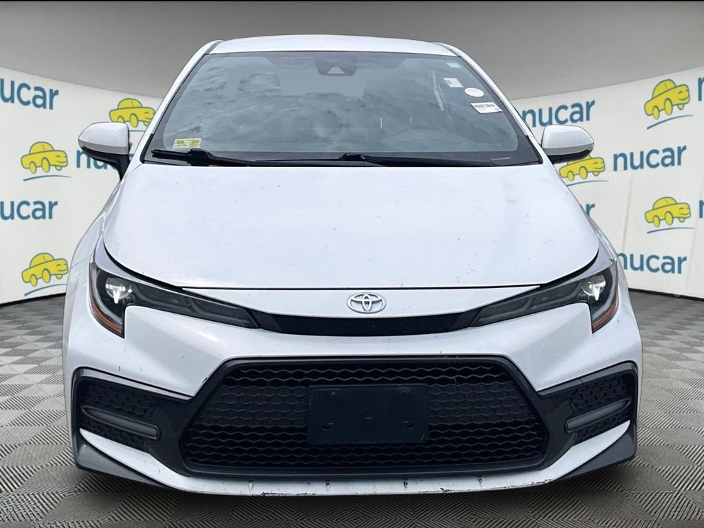 Used 2020 White Toyota SE image 2