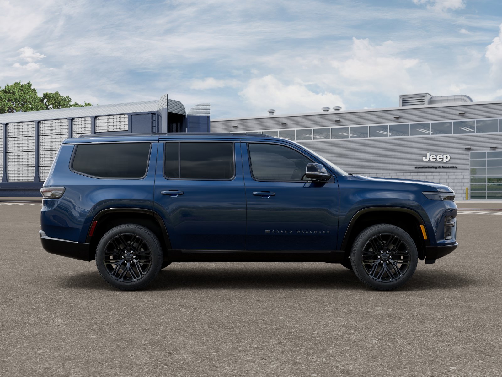 New 2026 Fathom Blue Pearl-Coat Exterior Paint (Late Availability) Jeep  image 12