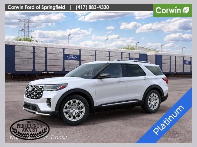 New 2027 Star White Metallic Tri-Coat Ford Platinum™ image 1
