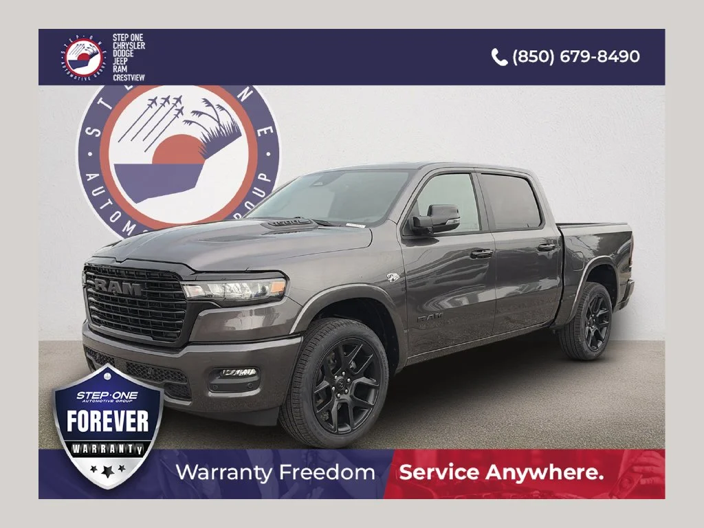 New 2026 Granite Crystal Metallic Clear-Coat Exterior Paint RAM Laramie image 1