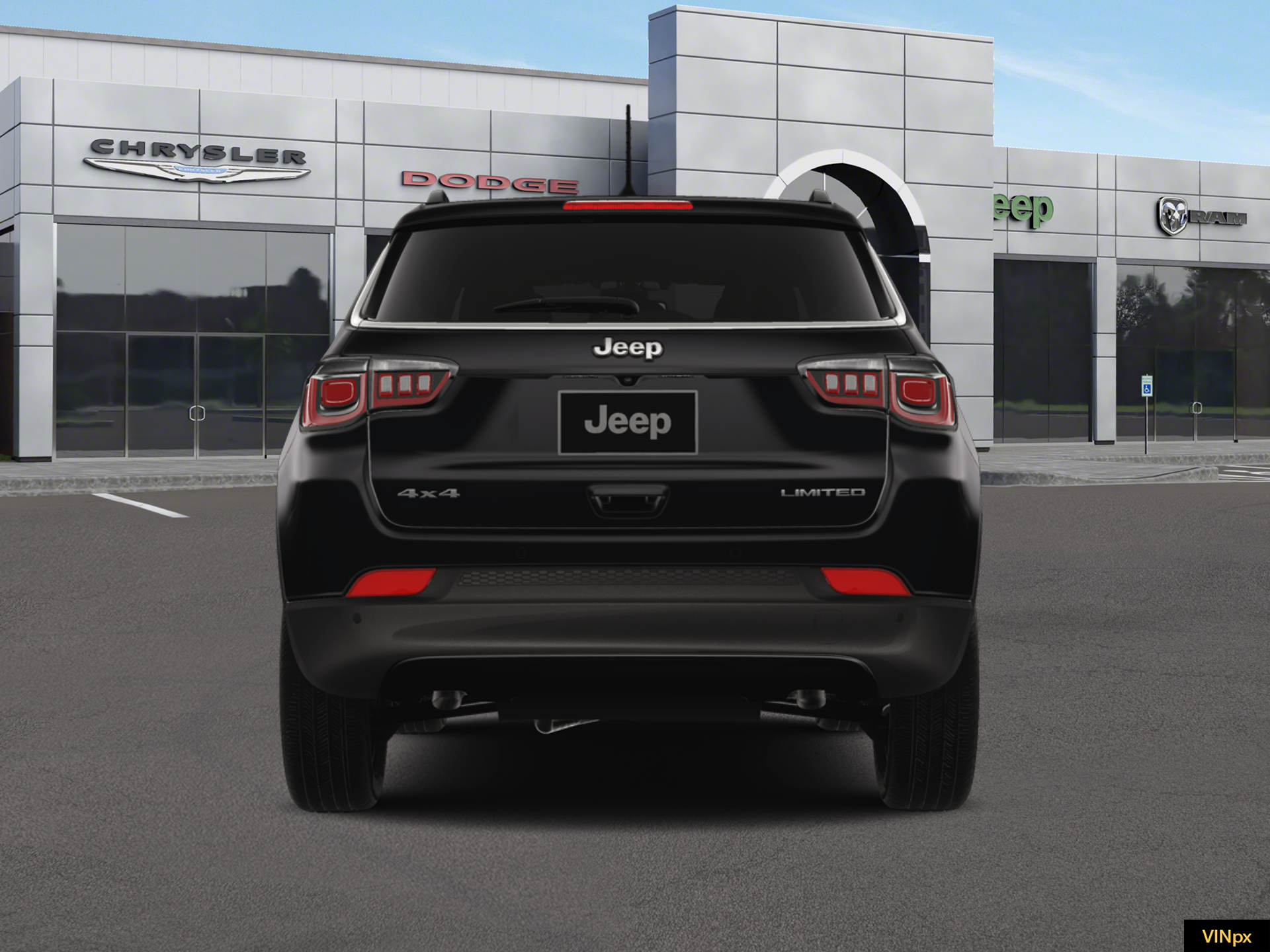 New 2026 Diamond Black Crystal Pearlcoat Jeep Limited image 6