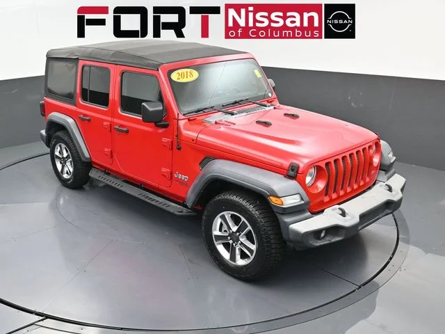 Used 2018 Red Jeep Unlimited Sport S image 39