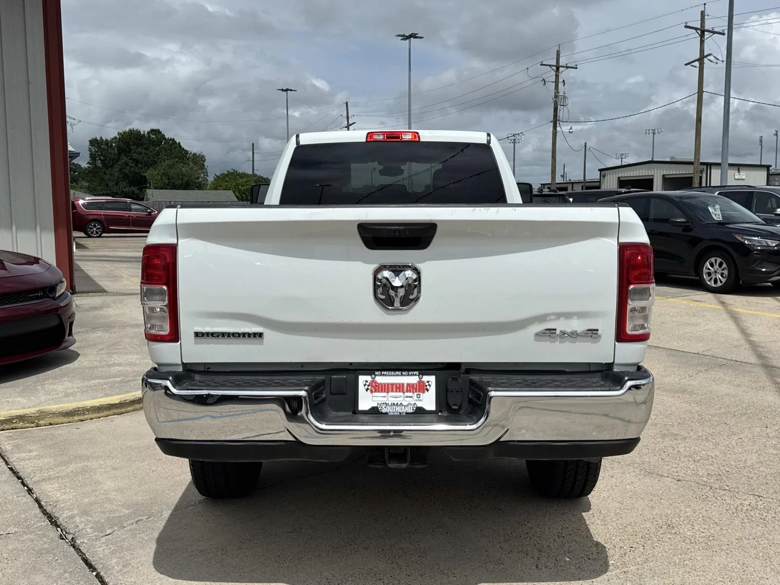 Used 2024 Bright White Clearcoat Ram Big Horn image 6