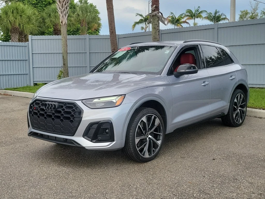 Certified Used 2024 Silver Audi Premium Plus image 8