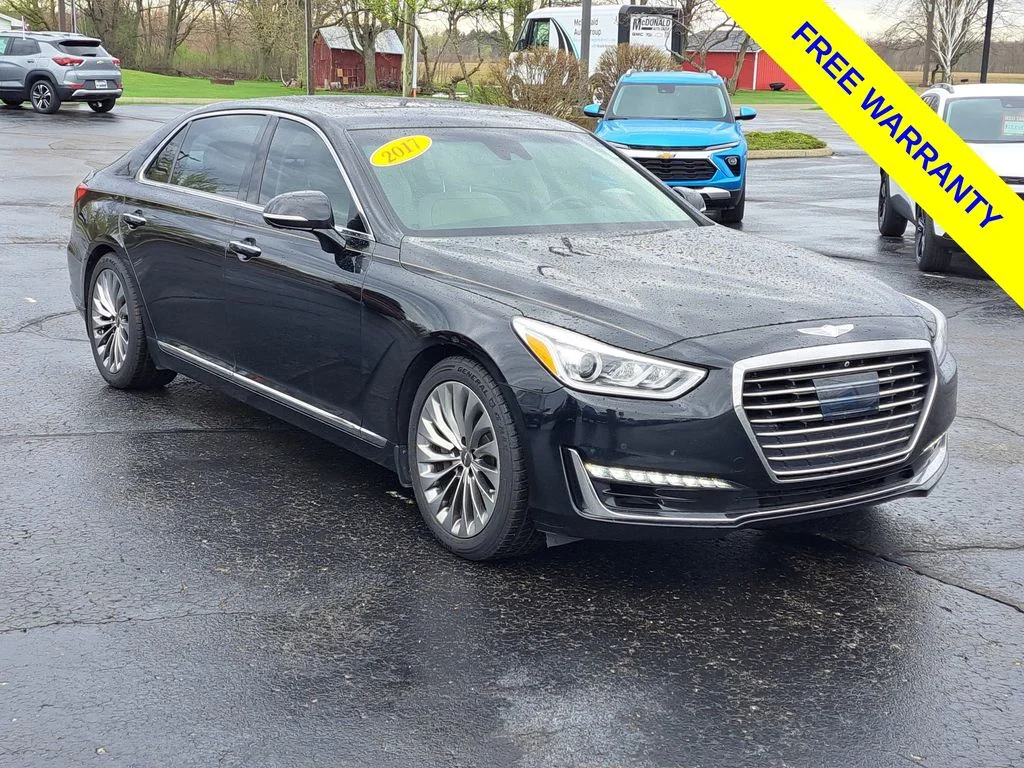Used 2017 GENESIS G90 Ultimate with VIN KMHG54JH1HU030703 for sale in Millington, MI