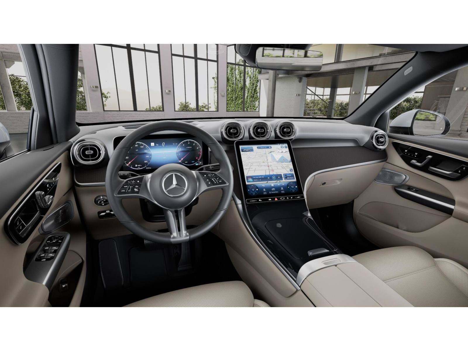 New 2026 MANUFAKTUR Moonlight White Metallic Mercedes-Benz GLC 300 image 3