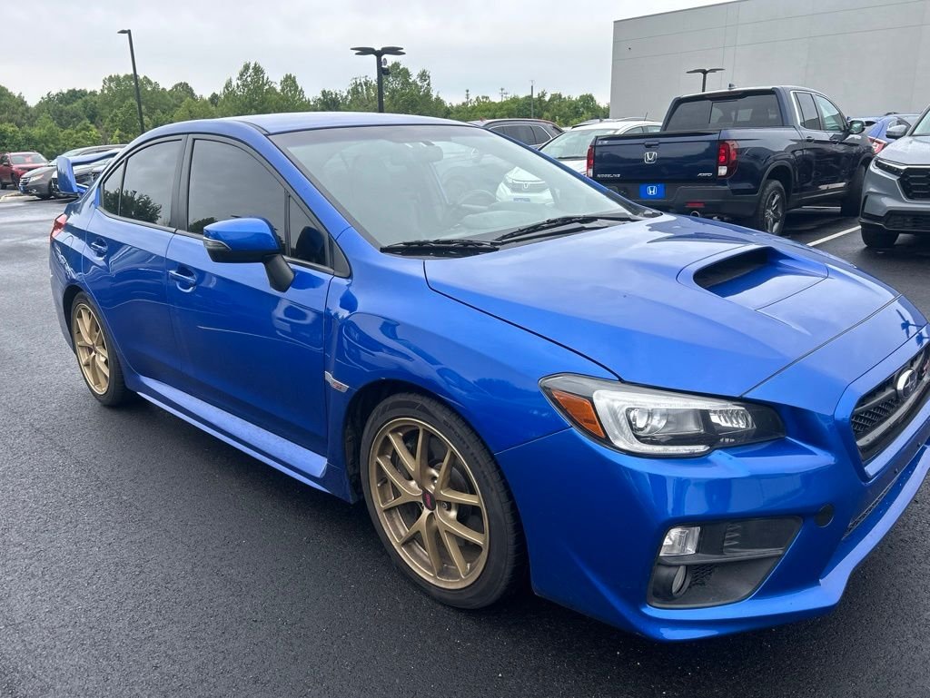 Used 2015 Blue Pearl Subaru WRX STi image 3