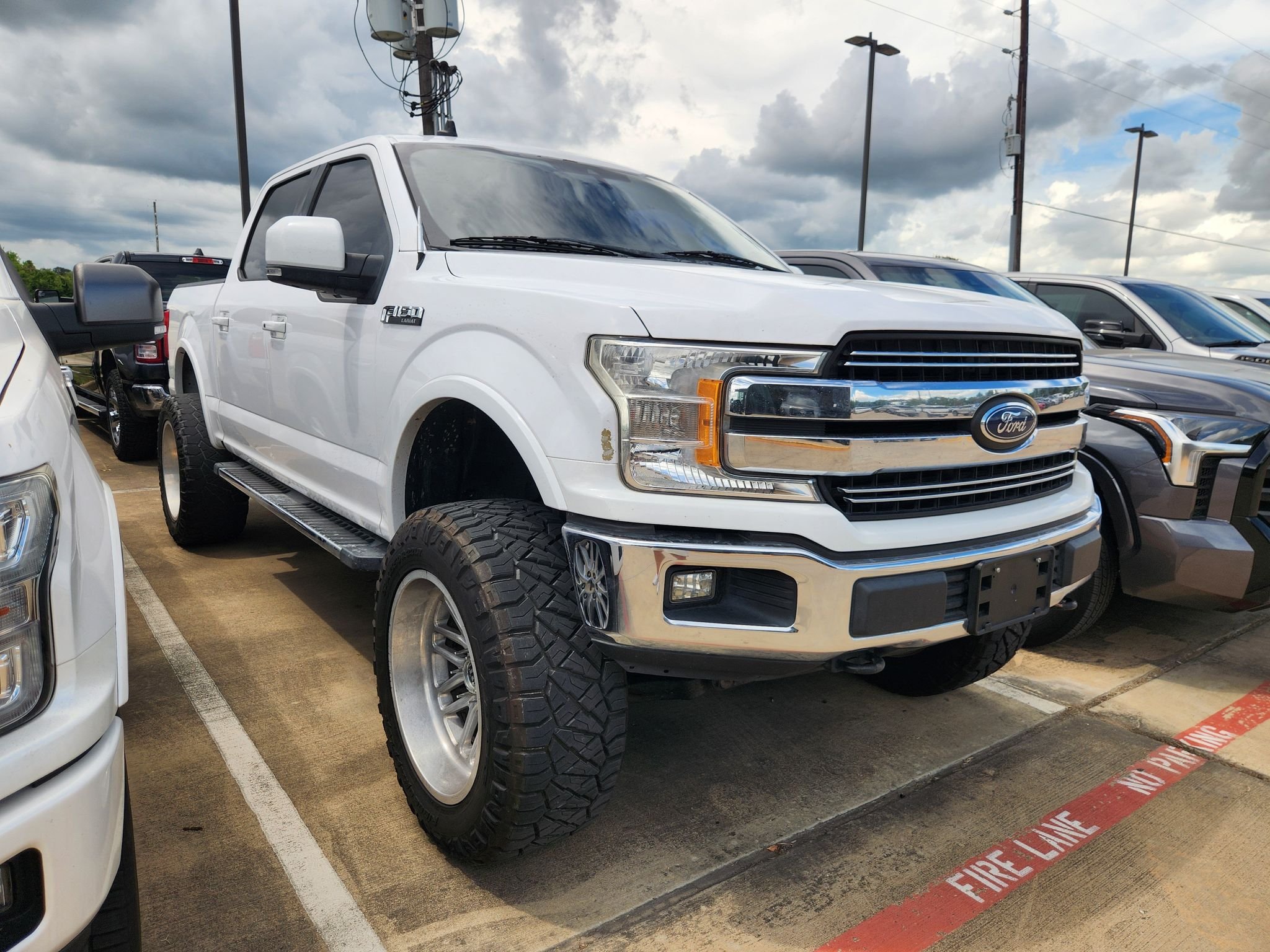Used 2020 Oxford White Ford LARIAT image 3