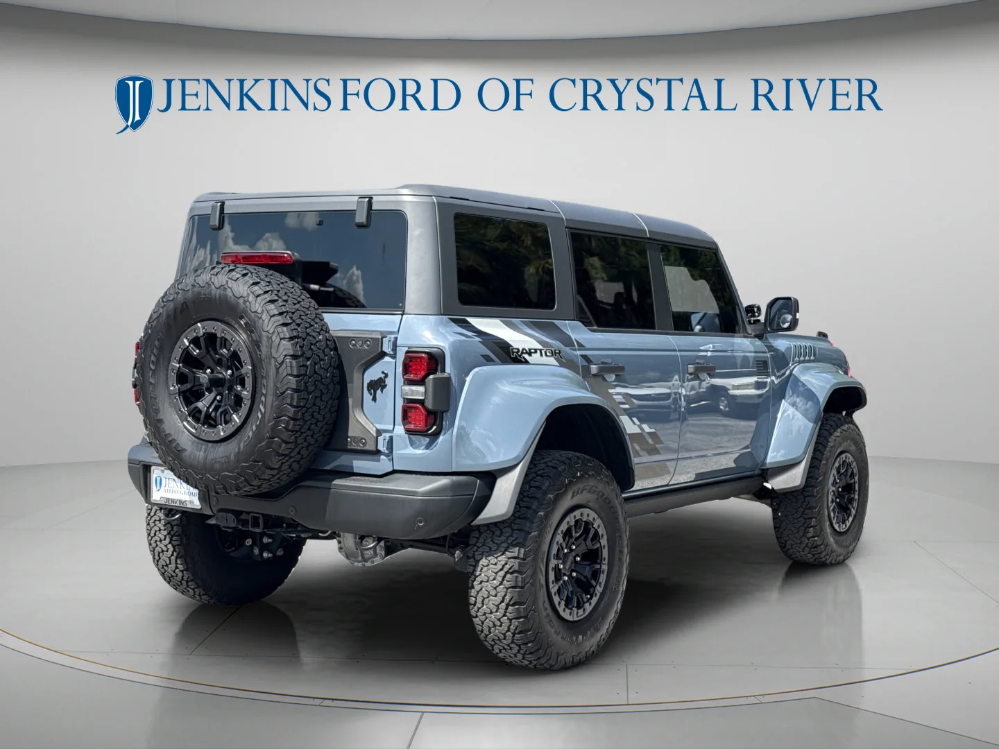 Used 2024 Azure Gray Metallic Tri-Coat Ford Raptor image 3