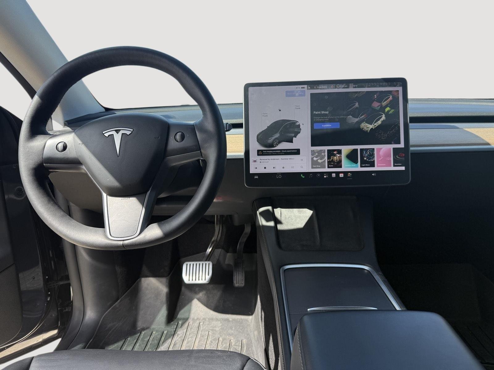 Used 2021 Midnight Silver Metallic Tesla Long Range image 21