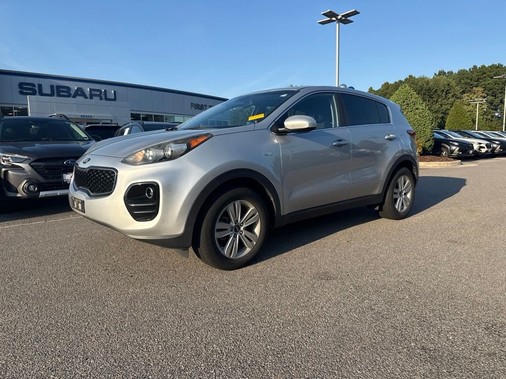 Used 2017 Silver Kia LX image 1