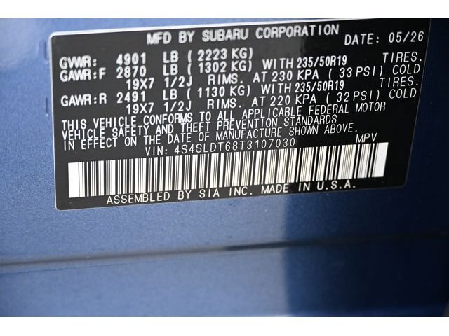 New 2026 Blue Subaru Touring image 59