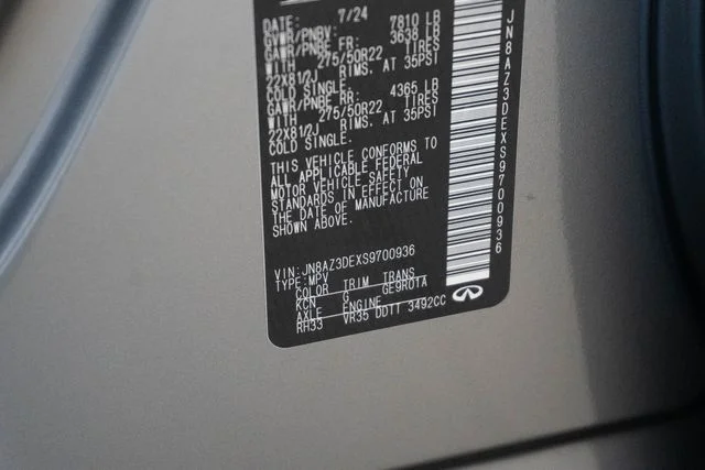Used 2025 Silver INFINITI SENSORY image 45
