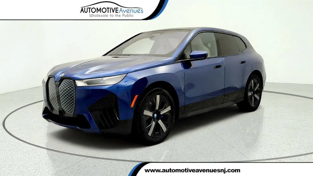 Used 2025 Phytonic Blue Metallic BMW xDrive50 SAV w/ Sport Package & Driving Assist Pro image 1