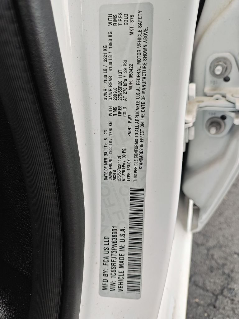 Used 2023 White Ram Laramie image 26