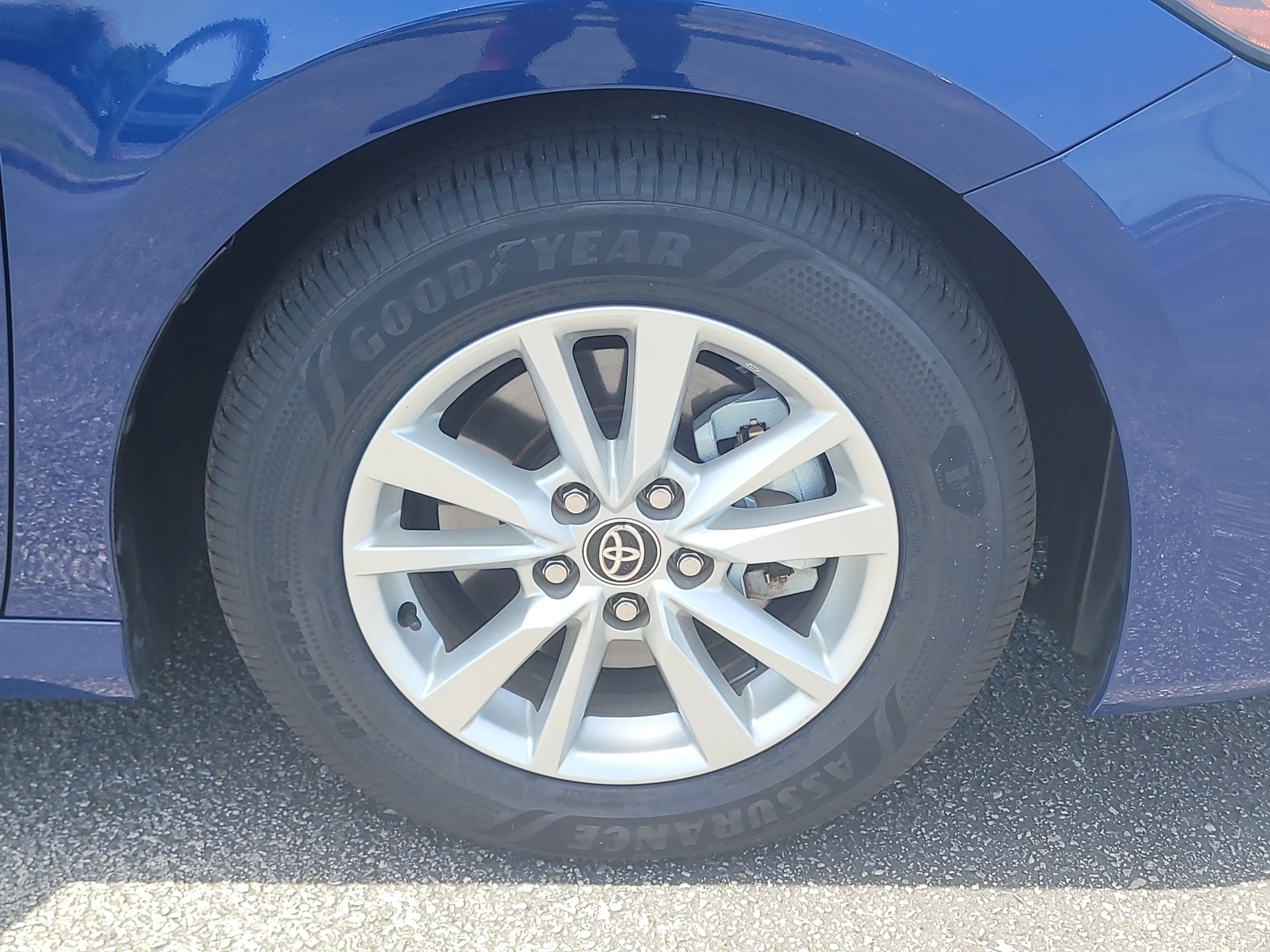 Certified Used 2025 Blue Toyota LE image 8