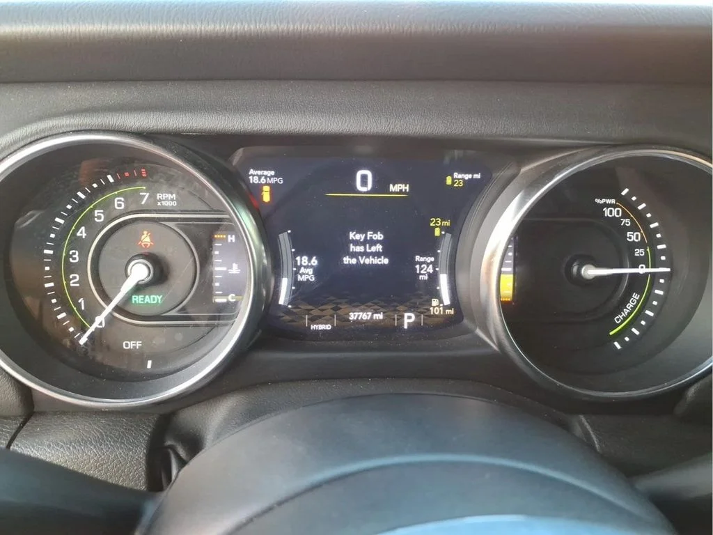 Used 2022 White Jeep Unlimited Sahara 4xe image 20