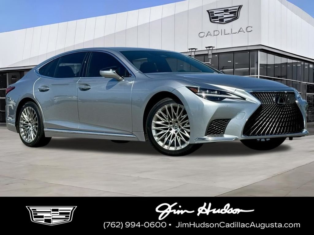 Silver 2024 Lexus LS 500 RWD Sedan Rear-Wheel Drive