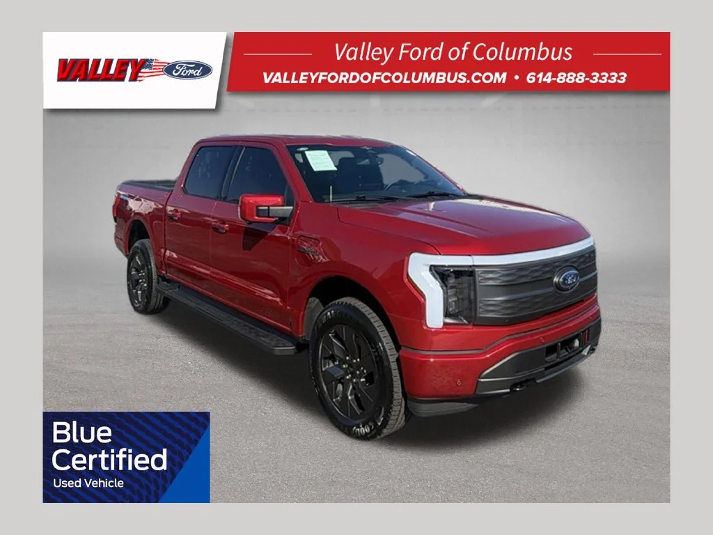Used 2023 Red Metallic Ford Lariat image 1