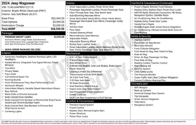 Used 2024 White Jeep Base image 41