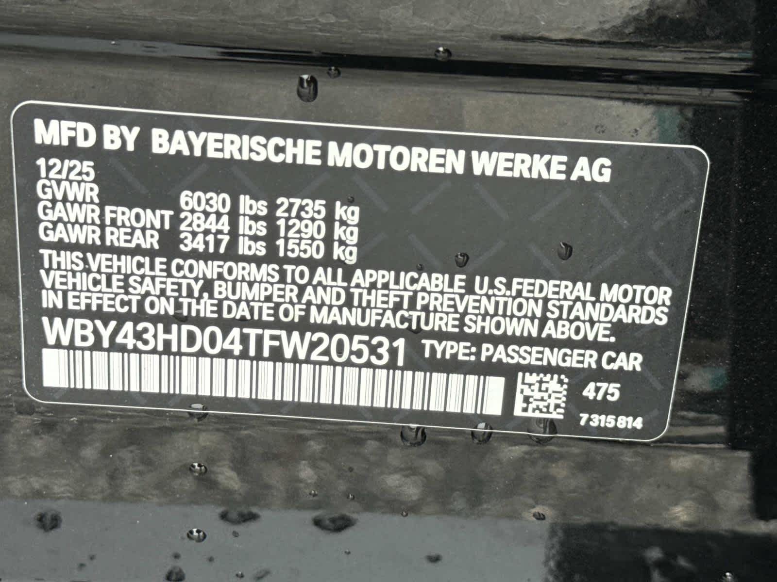 New 2026 Black Sapphire Metallic BMW xDrive40 image 30