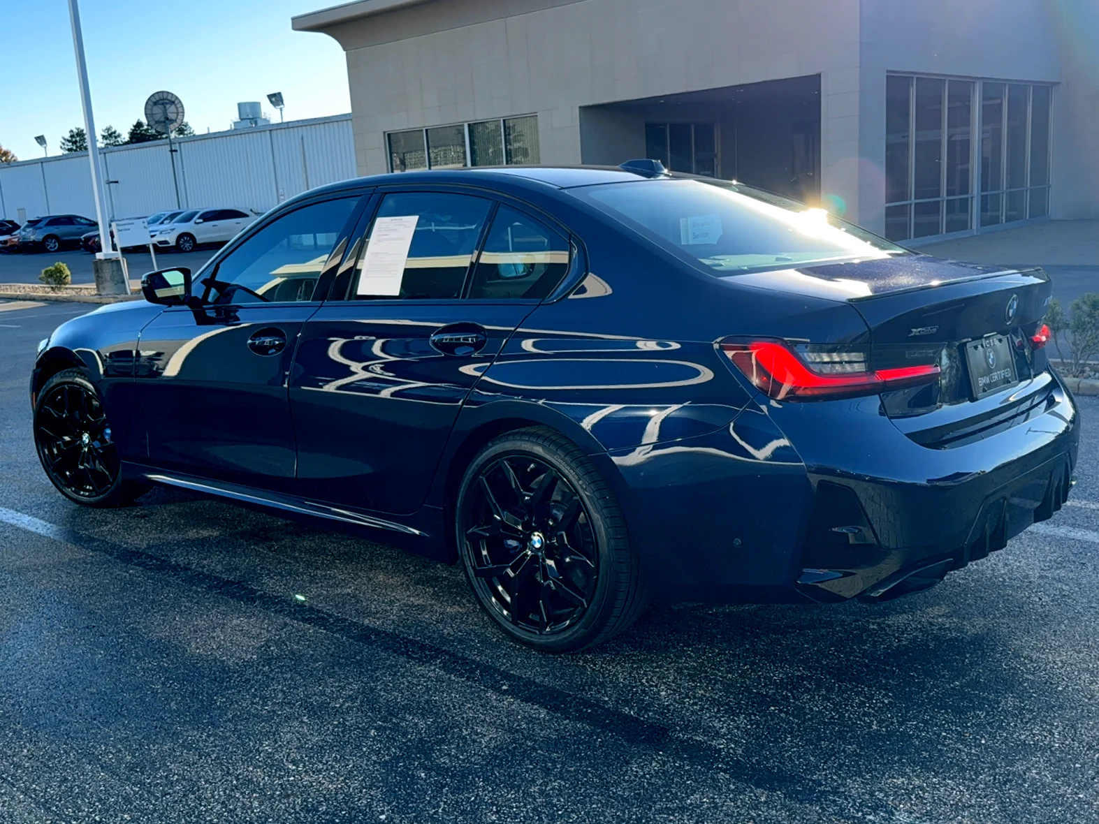 Certified Used 2025 Tanzanite Blue II Metallic BMW M340i xDrive image 7