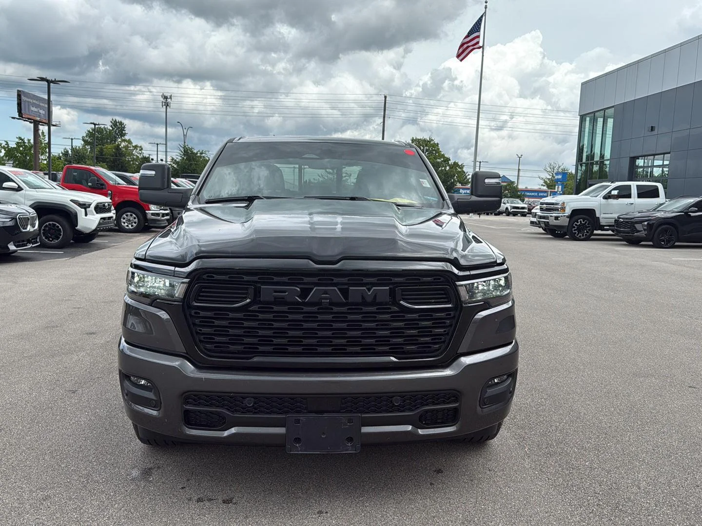 Used 2025 Granite Crystal Metallic Clearcoat Ram Big Horn image 8