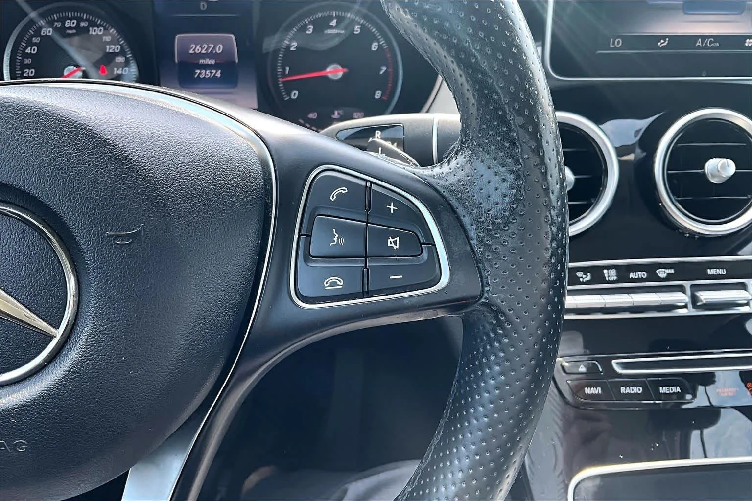 Used 2015 Obsidian Black Metallic Mercedes-Benz C 300 image 48